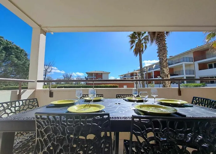 T2 Front De Avec Terrasse Et Parking Prive - Fr-1-326-445 Apartment Marseillan (Herault)